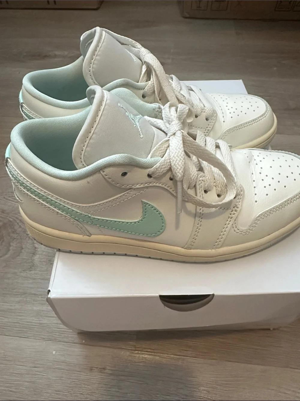 Air Jordan 1 low - Mint/White